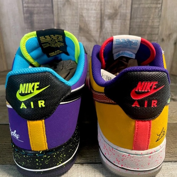 Nike Air Force (1)What the L.A.(CT1117-100)Casual Sneakers Sz M/10.5 - Picture 6 of 7